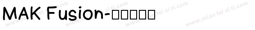MAK Fusion字体转换
